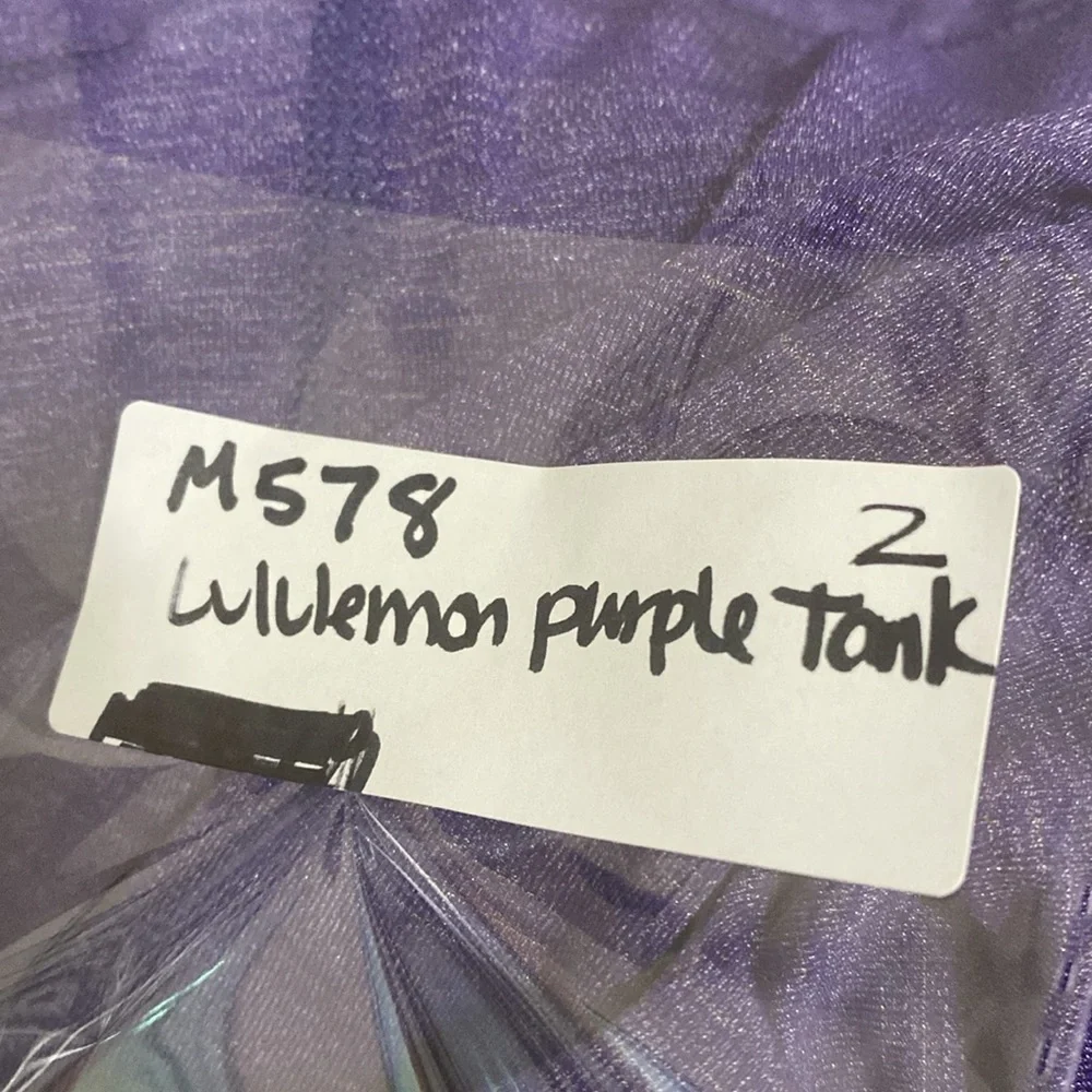Lululemon Rest Less Tank Bruised Berry Purple Size 2